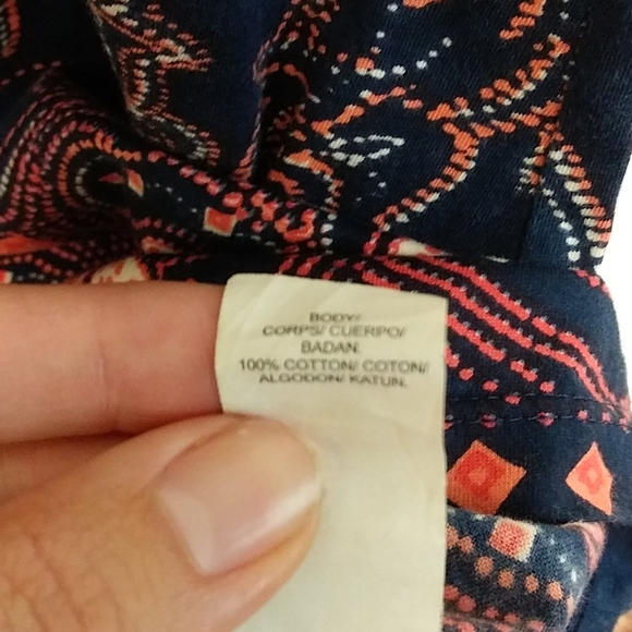 Lucky Brand 100% Cotton Elephant Dress - Picture 10 of 11